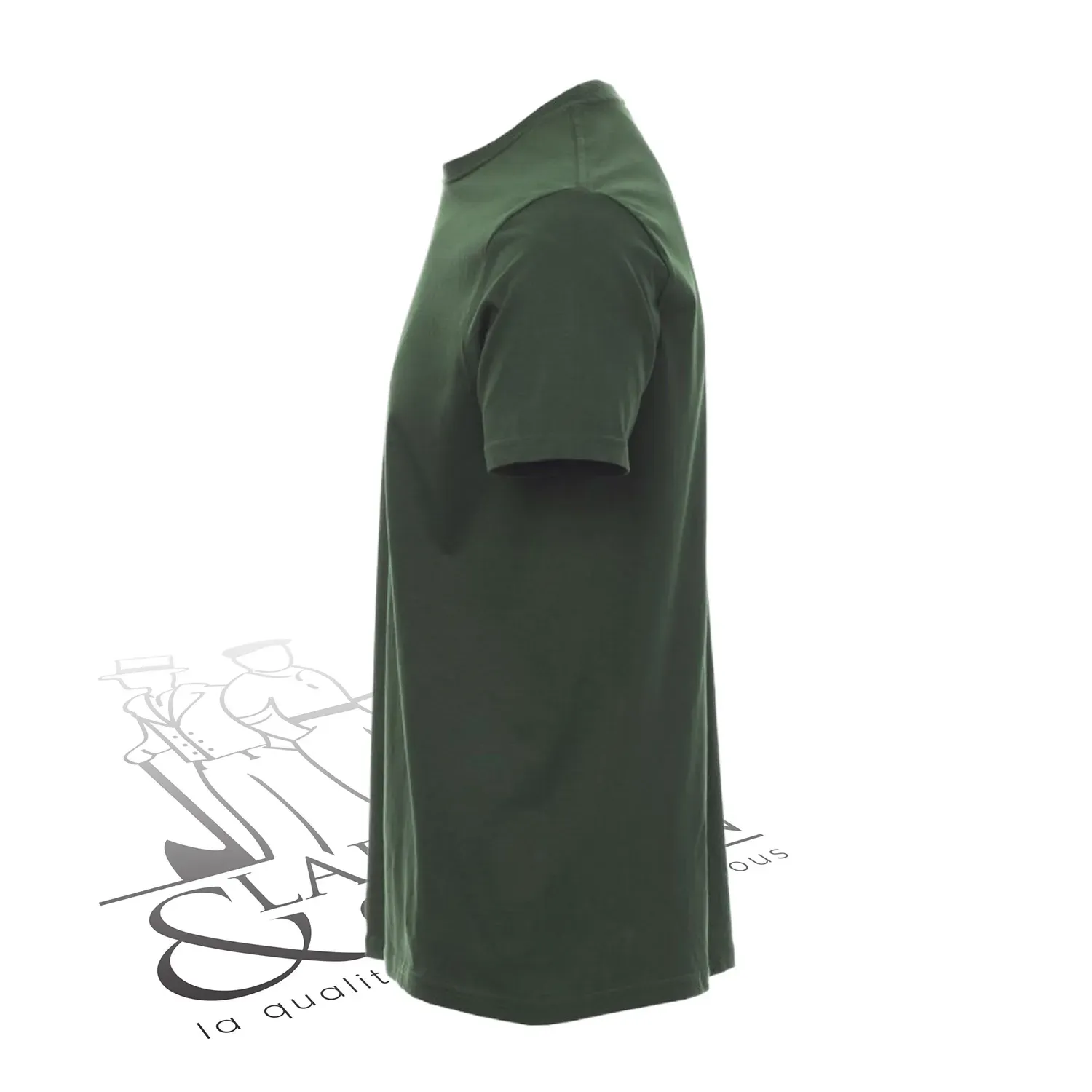 T-shirt de travail simple homme col rond