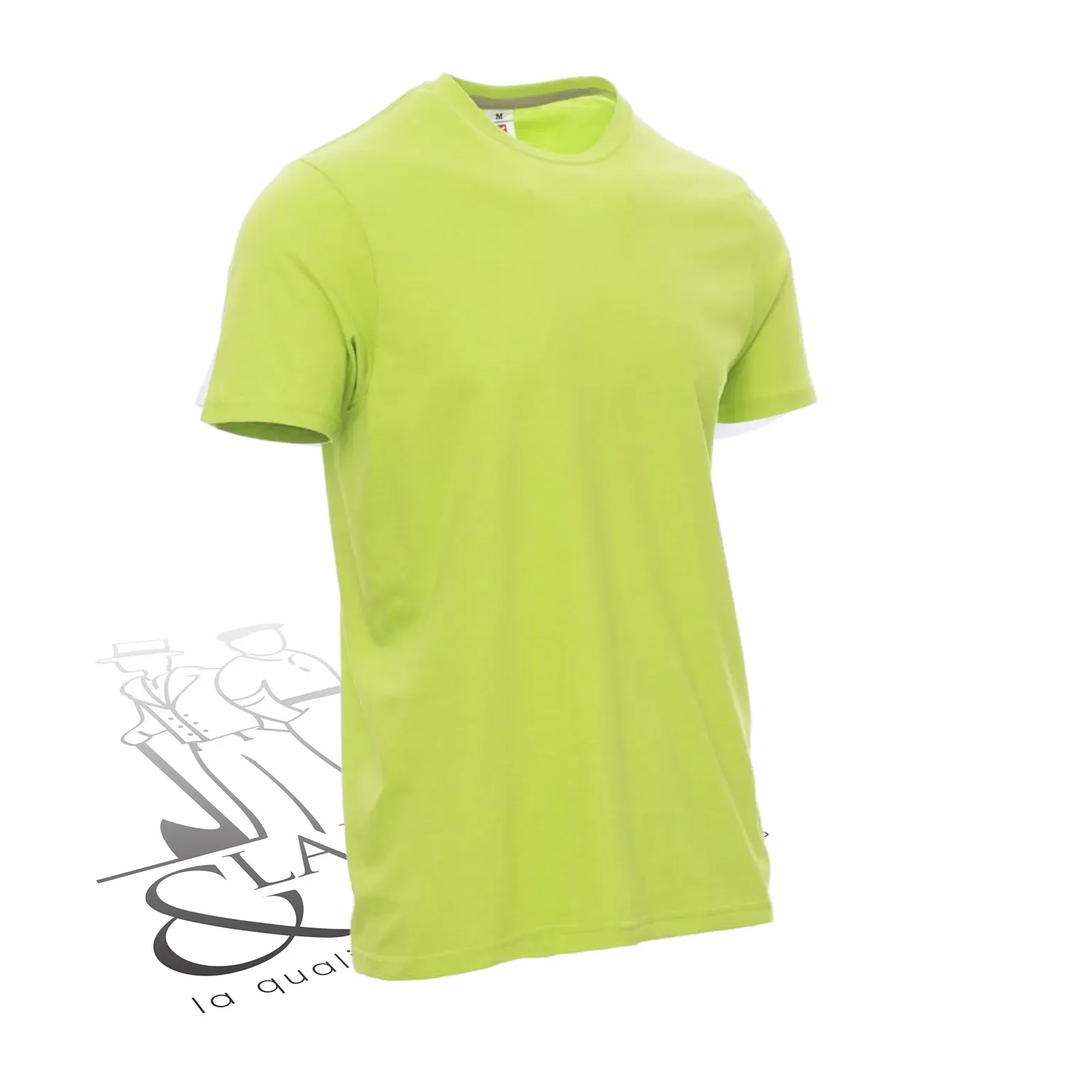 T-shirt de travail simple homme col rond