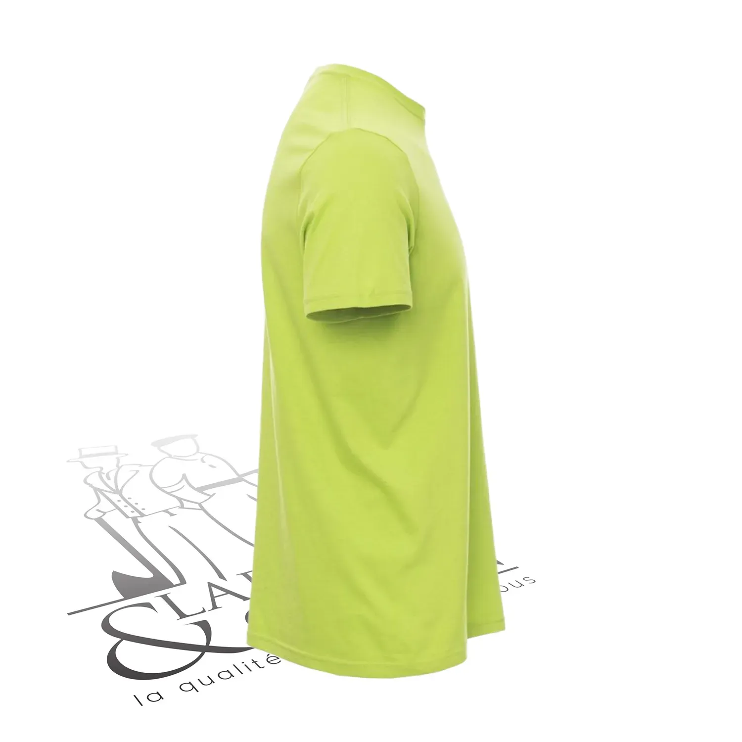 T-shirt de travail simple homme col rond