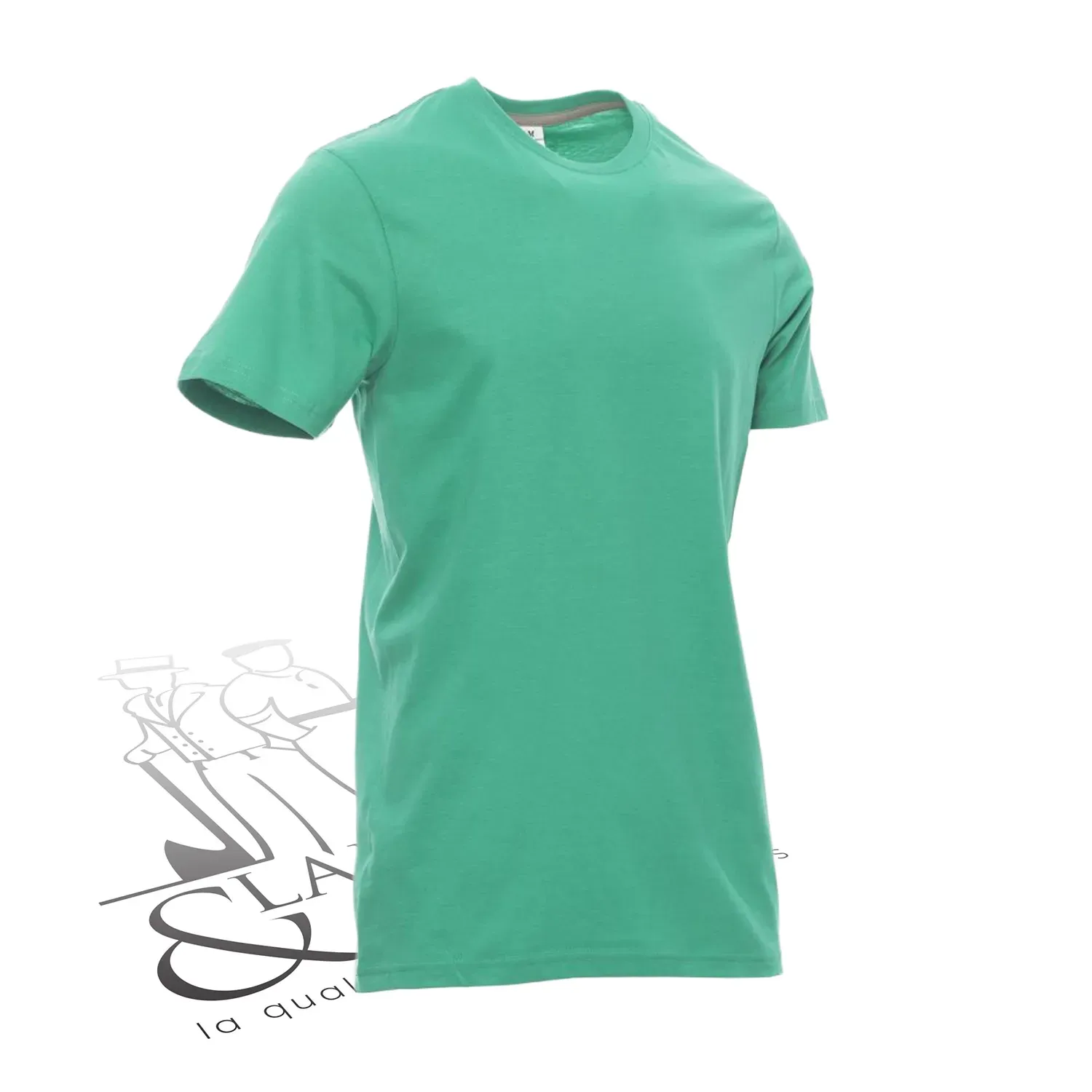 T-shirt de travail simple homme col rond