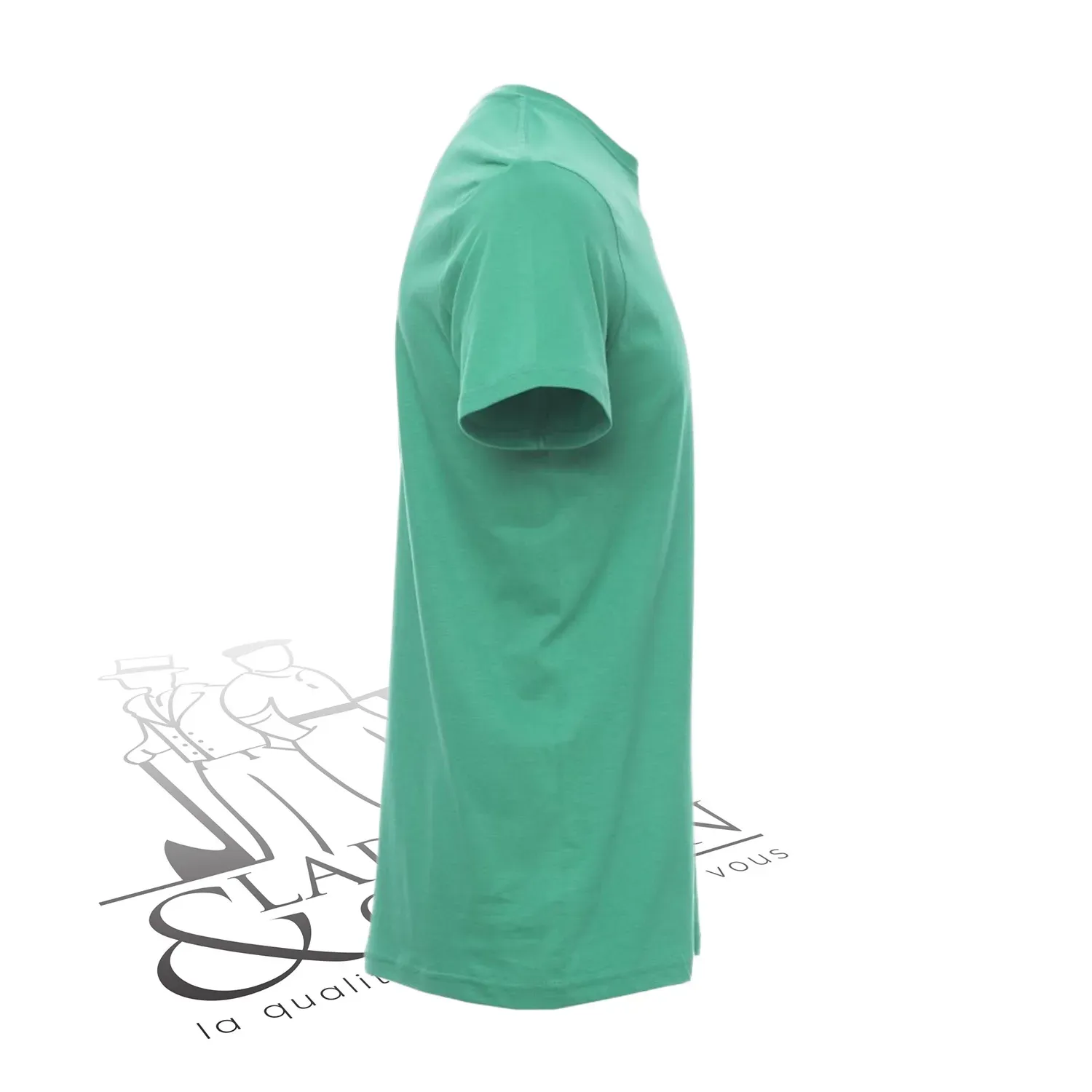 T-shirt de travail simple homme col rond