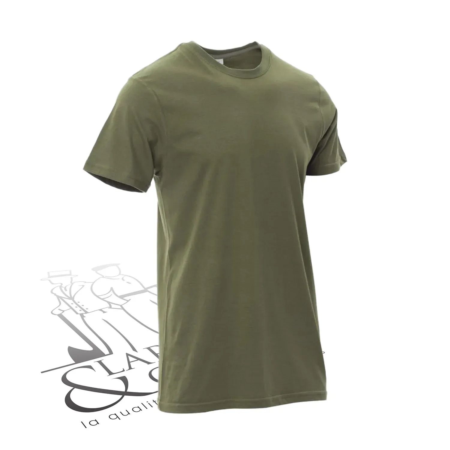 T-shirt de travail simple homme col rond