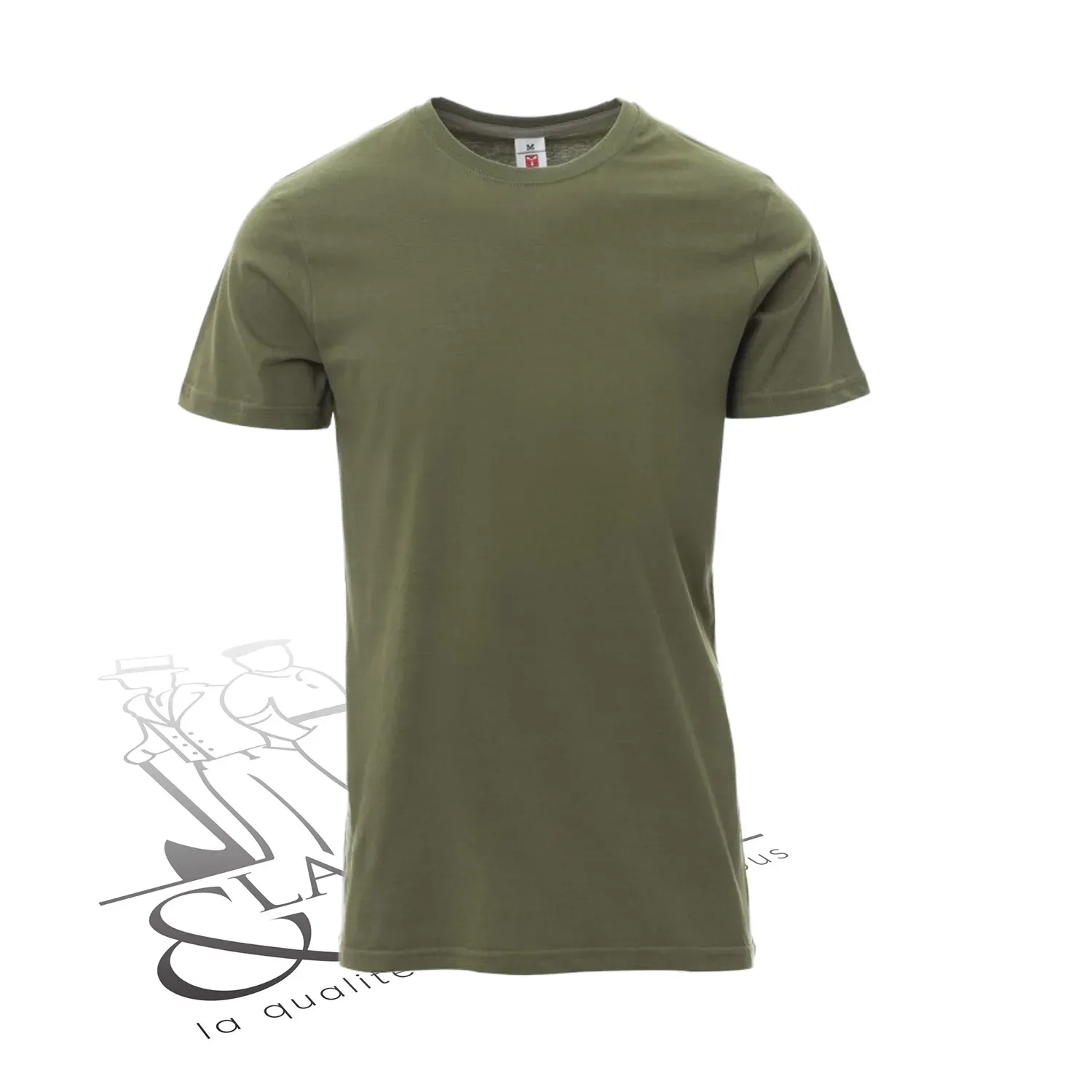 T-shirt de travail simple homme col rond