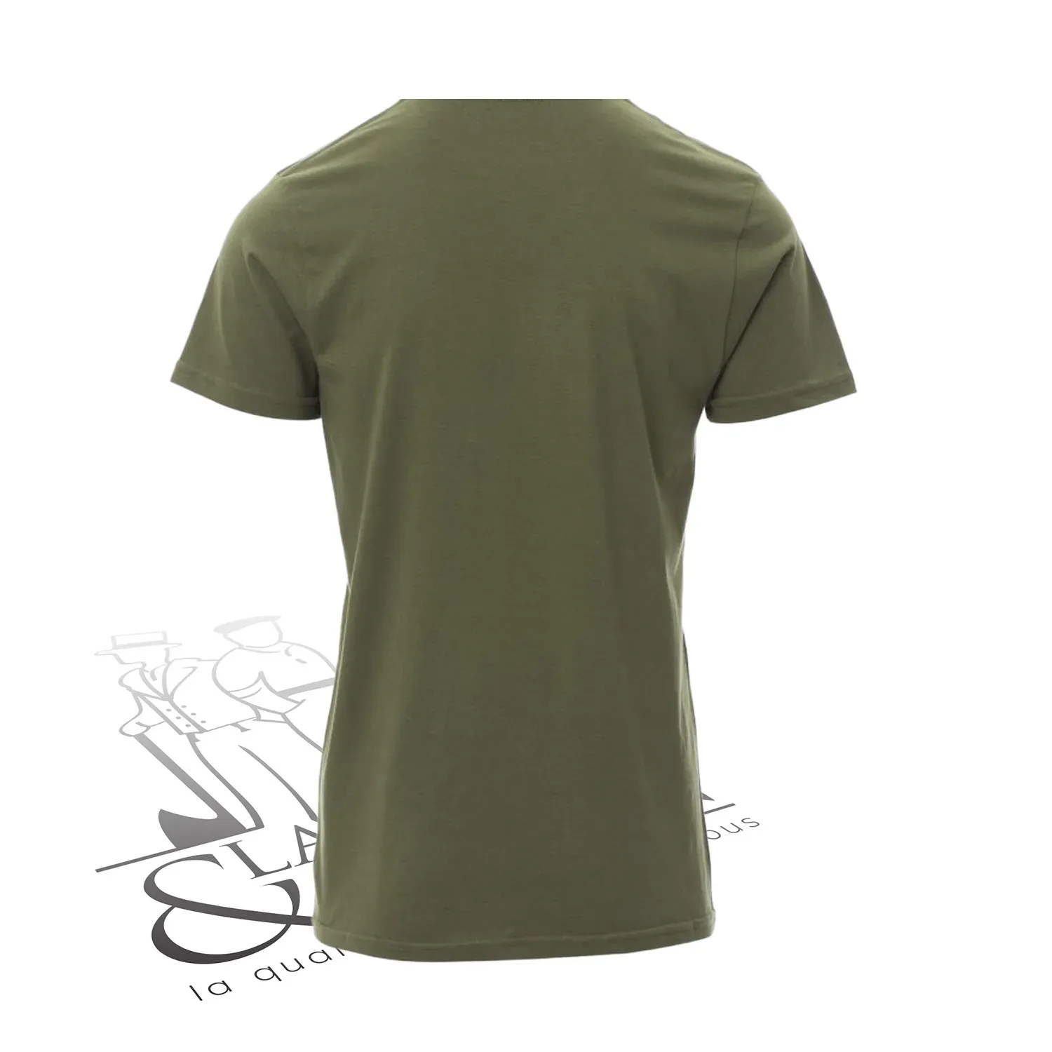T-shirt de travail simple homme col rond