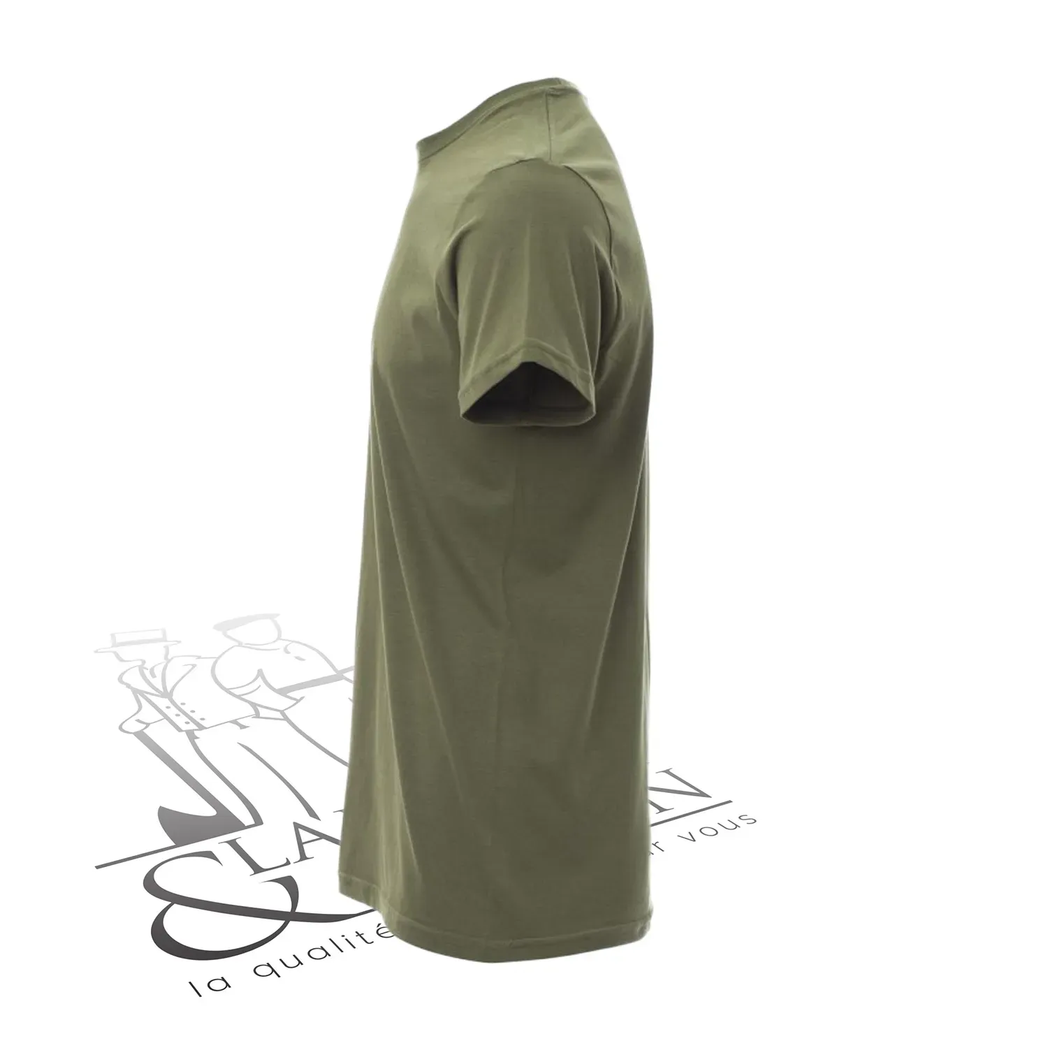 T-shirt de travail simple homme col rond