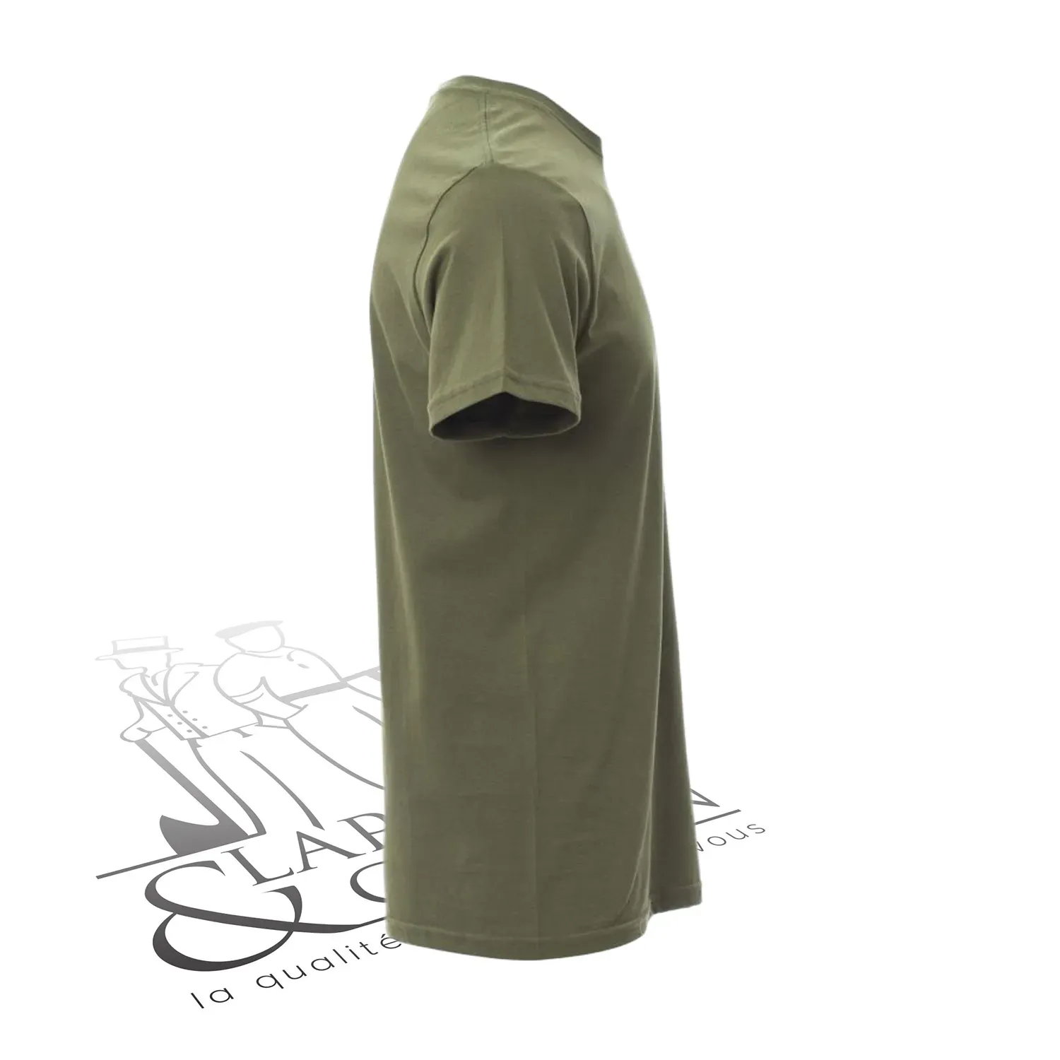 T-shirt de travail simple homme col rond