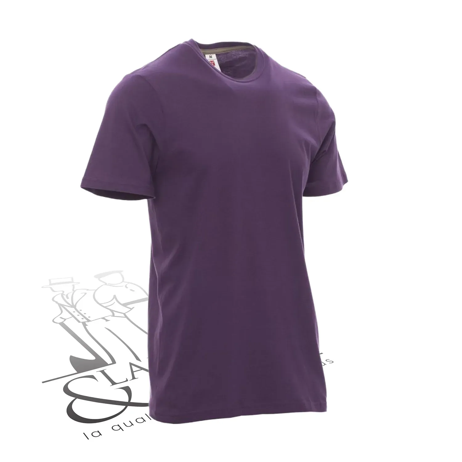 T-shirt de travail simple homme col rond