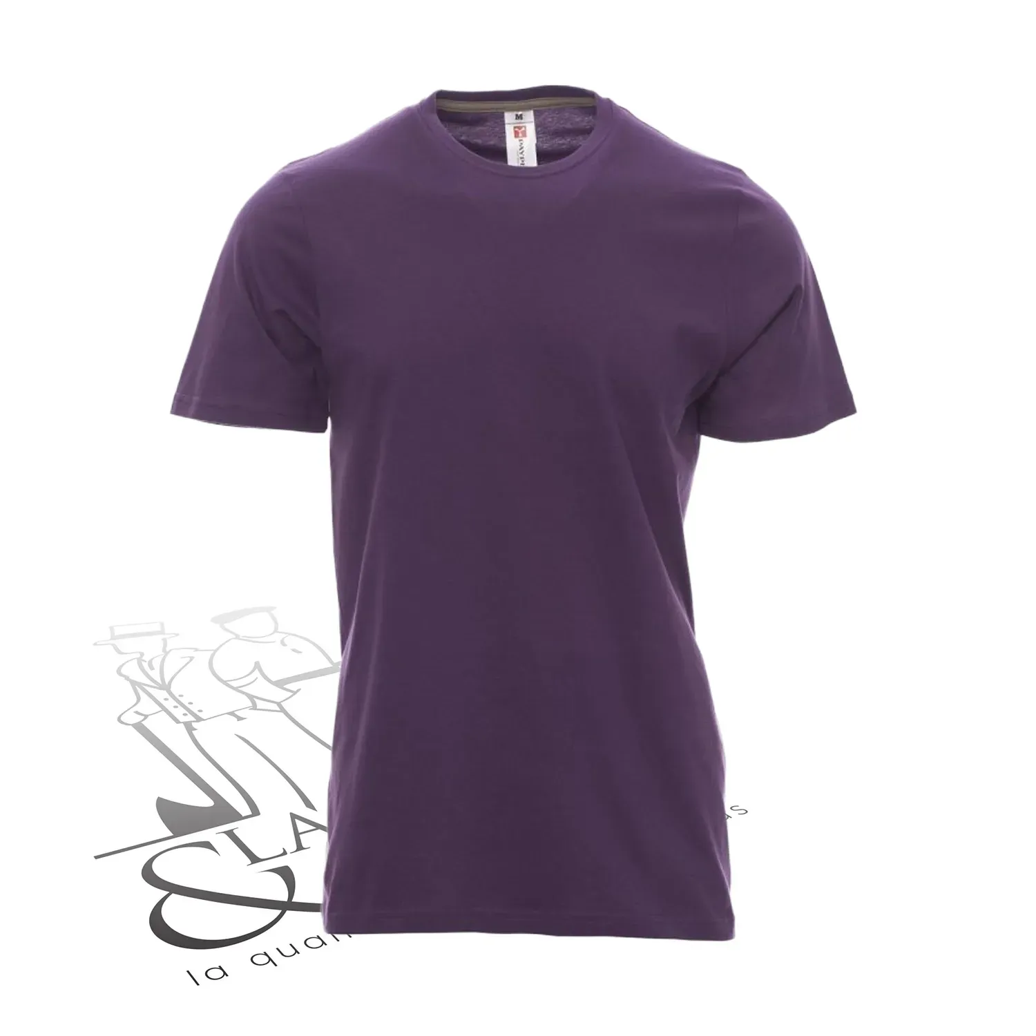 T-shirt de travail simple homme col rond