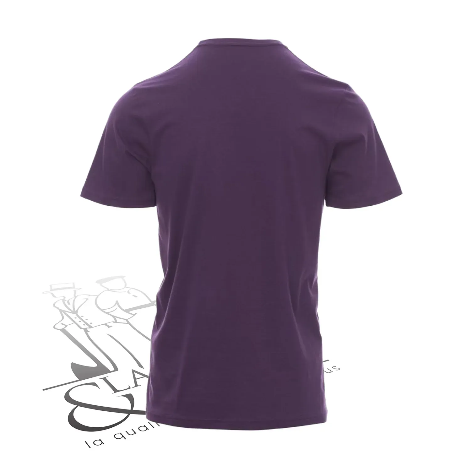 T-shirt de travail simple homme col rond