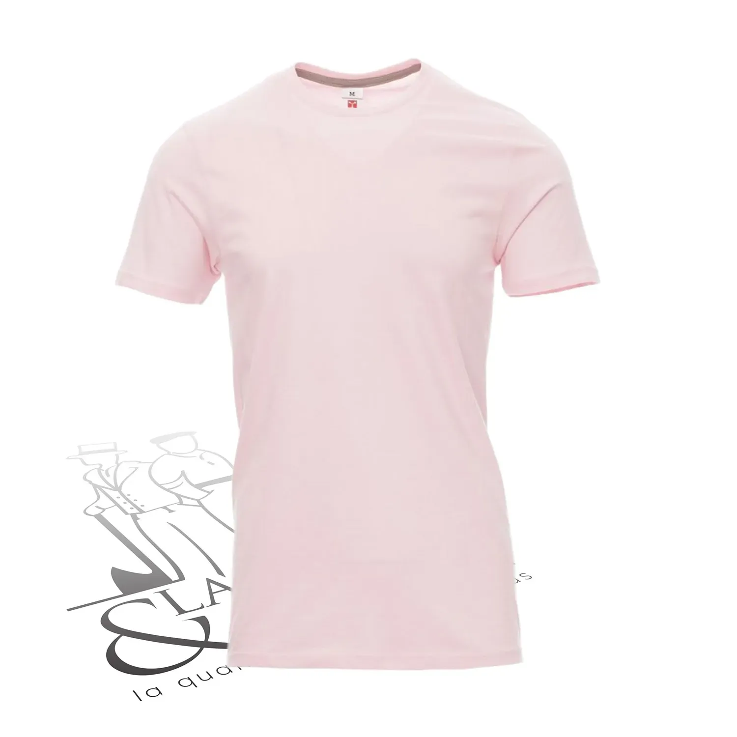 T-shirt de travail simple homme col rond