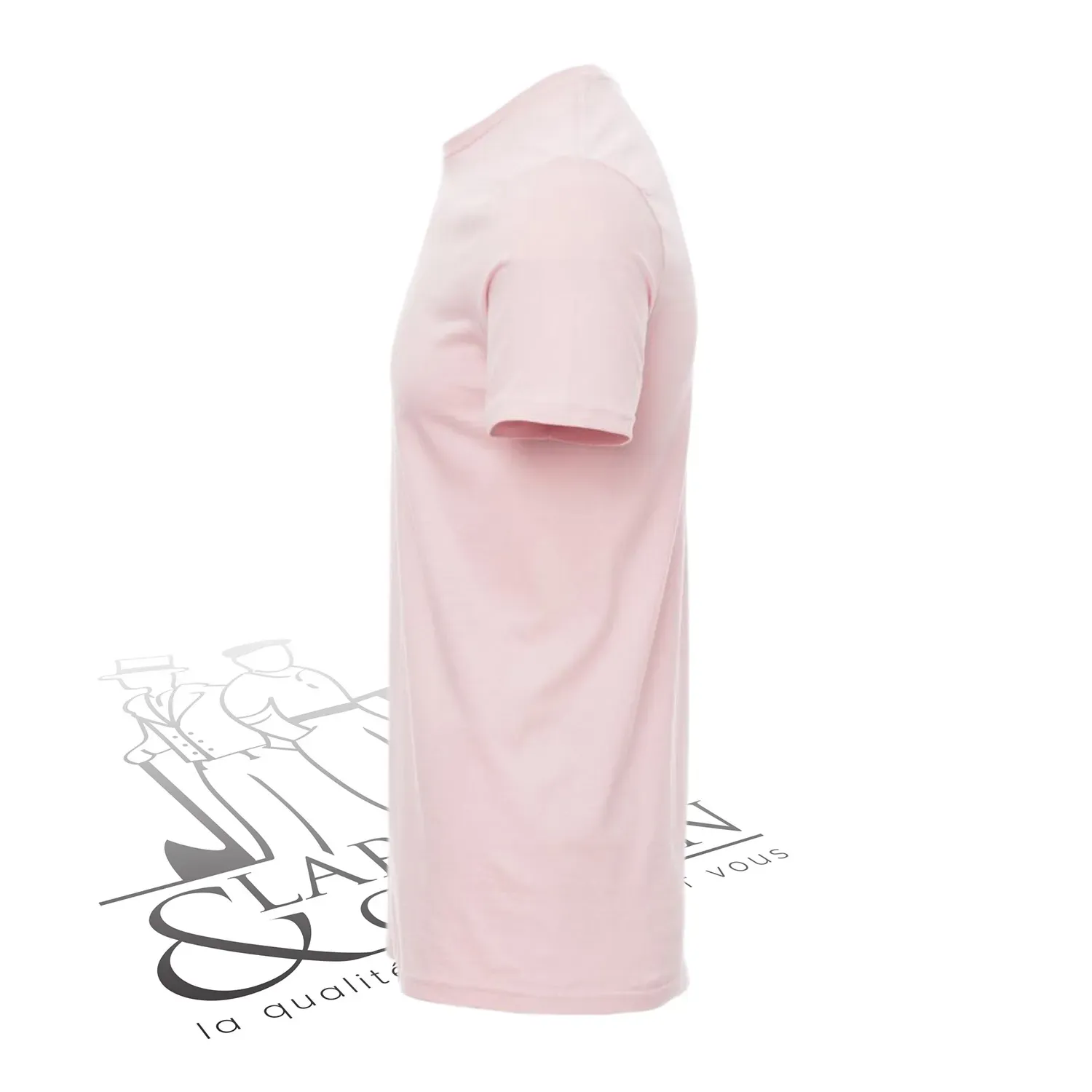 T-shirt de travail simple homme col rond