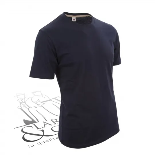 T-shirt de travail simple homme col rond