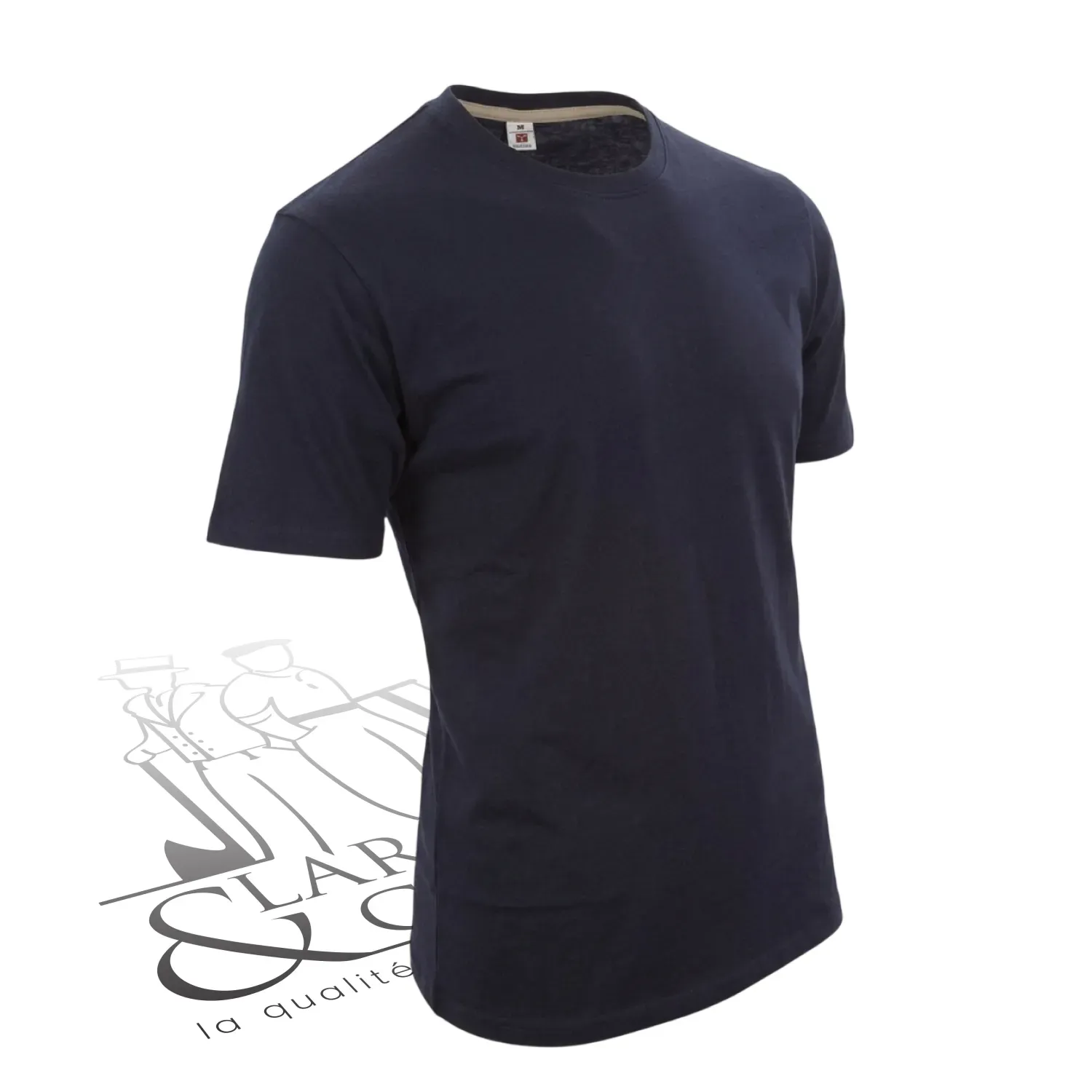 T-shirt de travail simple homme col rond