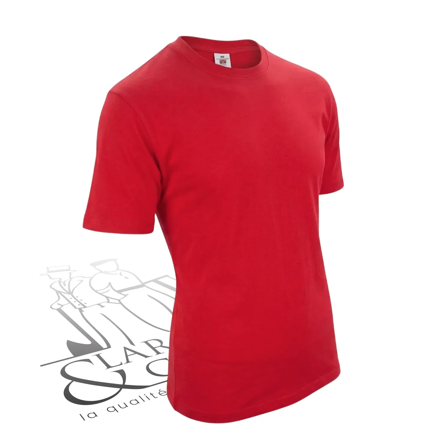 T-shirt de travail simple homme col rond