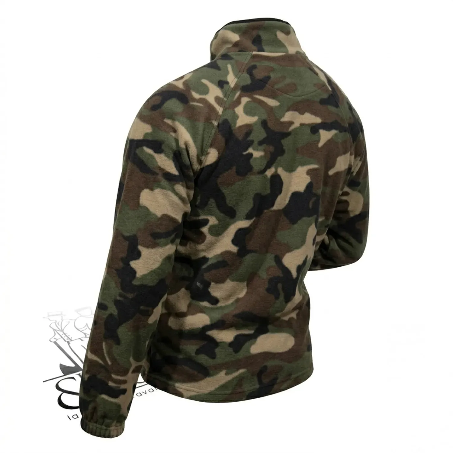 Polaire de travail personnalisable avec demi zip