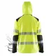 Veste de travail haute visibilité softshell à capuche Blaklader