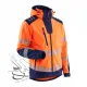 Veste de travail haute visibilité softshell à capuche Blaklader