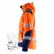 Veste de travail haute visibilité softshell à capuche Blaklader