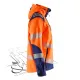 Veste de travail haute visibilité softshell à capuche Blaklader