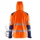 Veste de travail haute visibilité softshell à capuche Blaklader