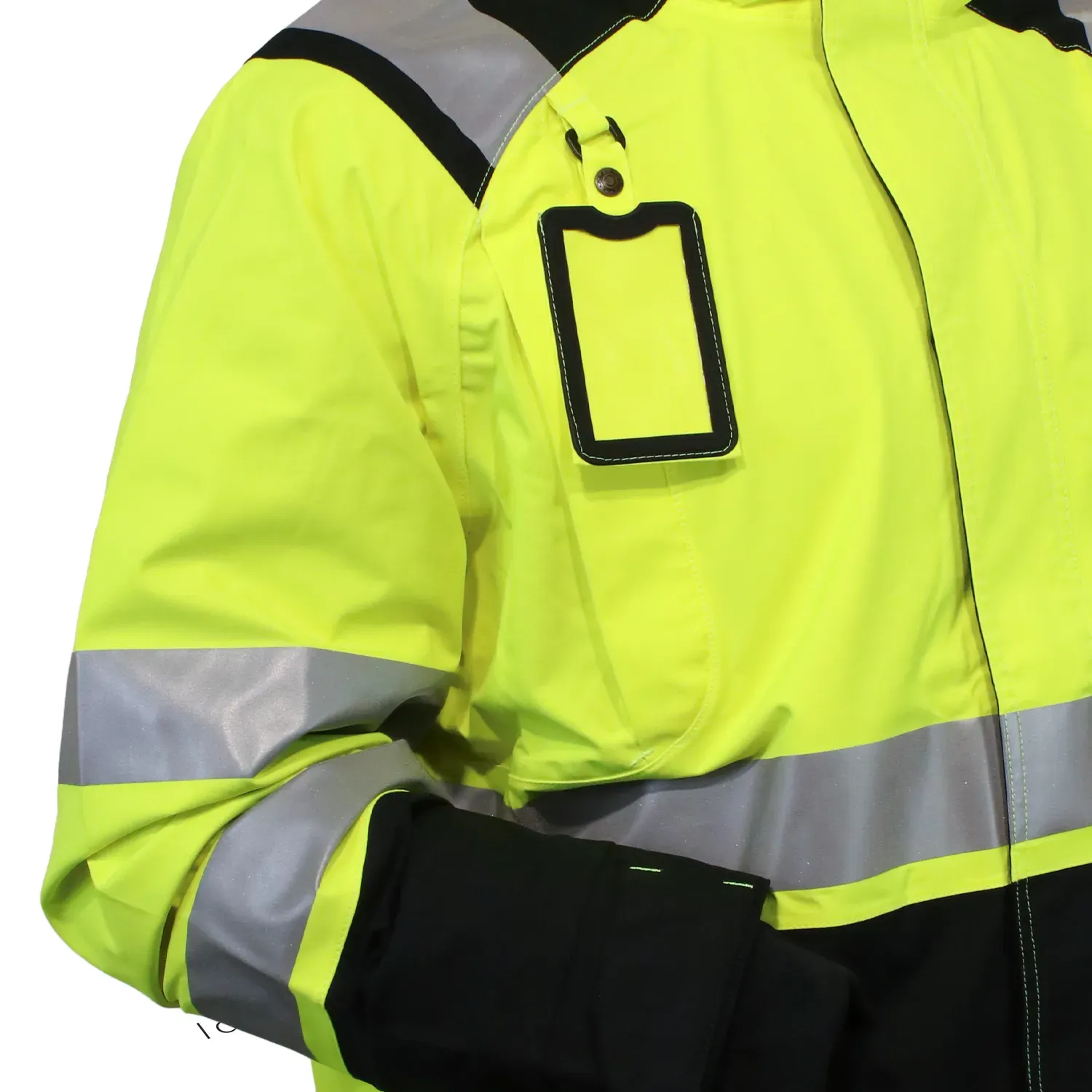 Veste de travail hardshell haute visibilité à capuche Blaklader