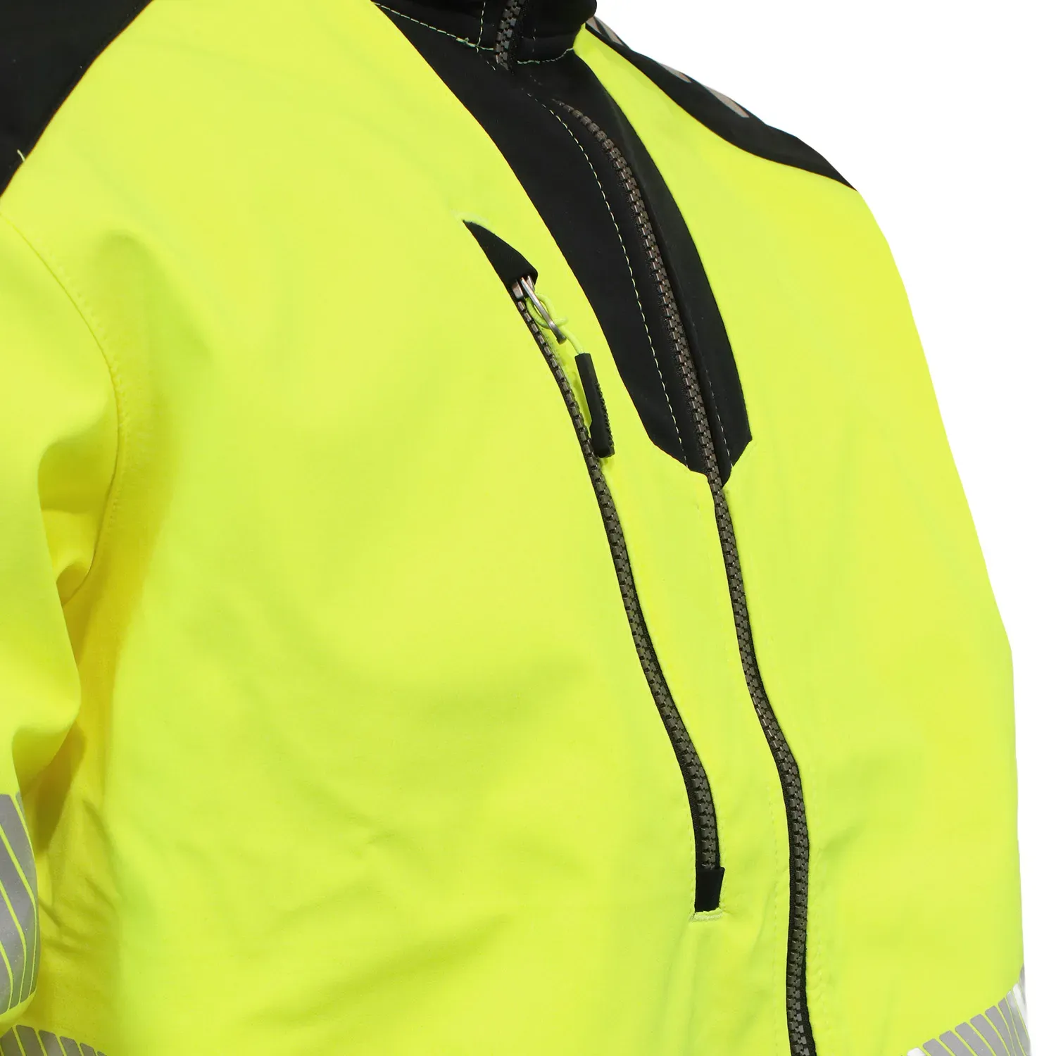 Veste de travail haute visibilité softshell à capuche Blaklader