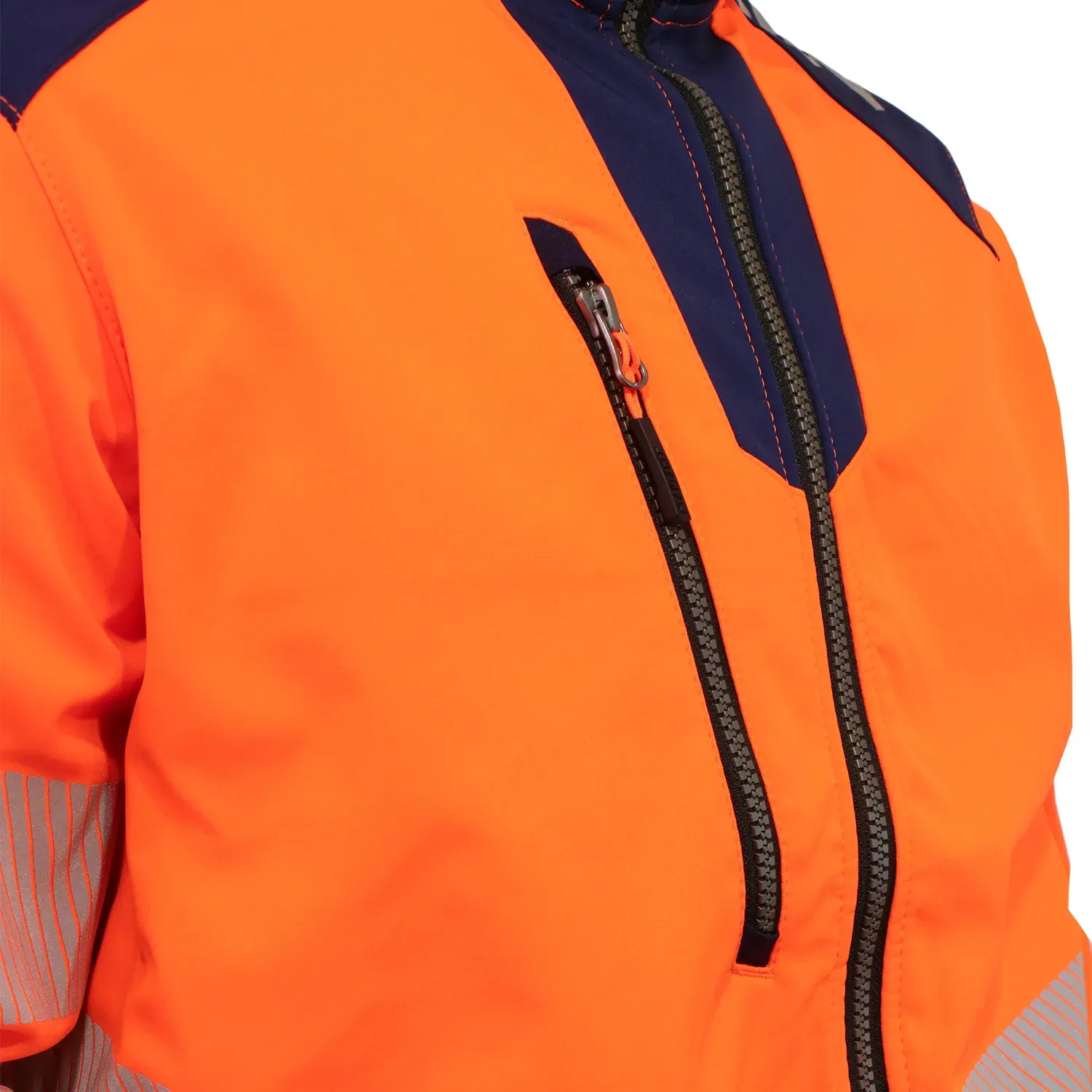 Veste de travail haute visibilité softshell à capuche Blaklader