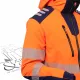 Veste de travail haute visibilité softshell à capuche Blaklader