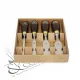 Coffret de 4 ciseaux de paume Crown Hand Tools