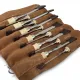 Set de 12 ciseaux à bois de menuisier Kirschen avec trousse en cuir