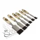 Set de 12 ciseaux à bois de menuisier Kirschen avec trousse en cuir
