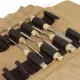 Set de 6 ciseaux de menuiser Kirschen avec trousse en cuir