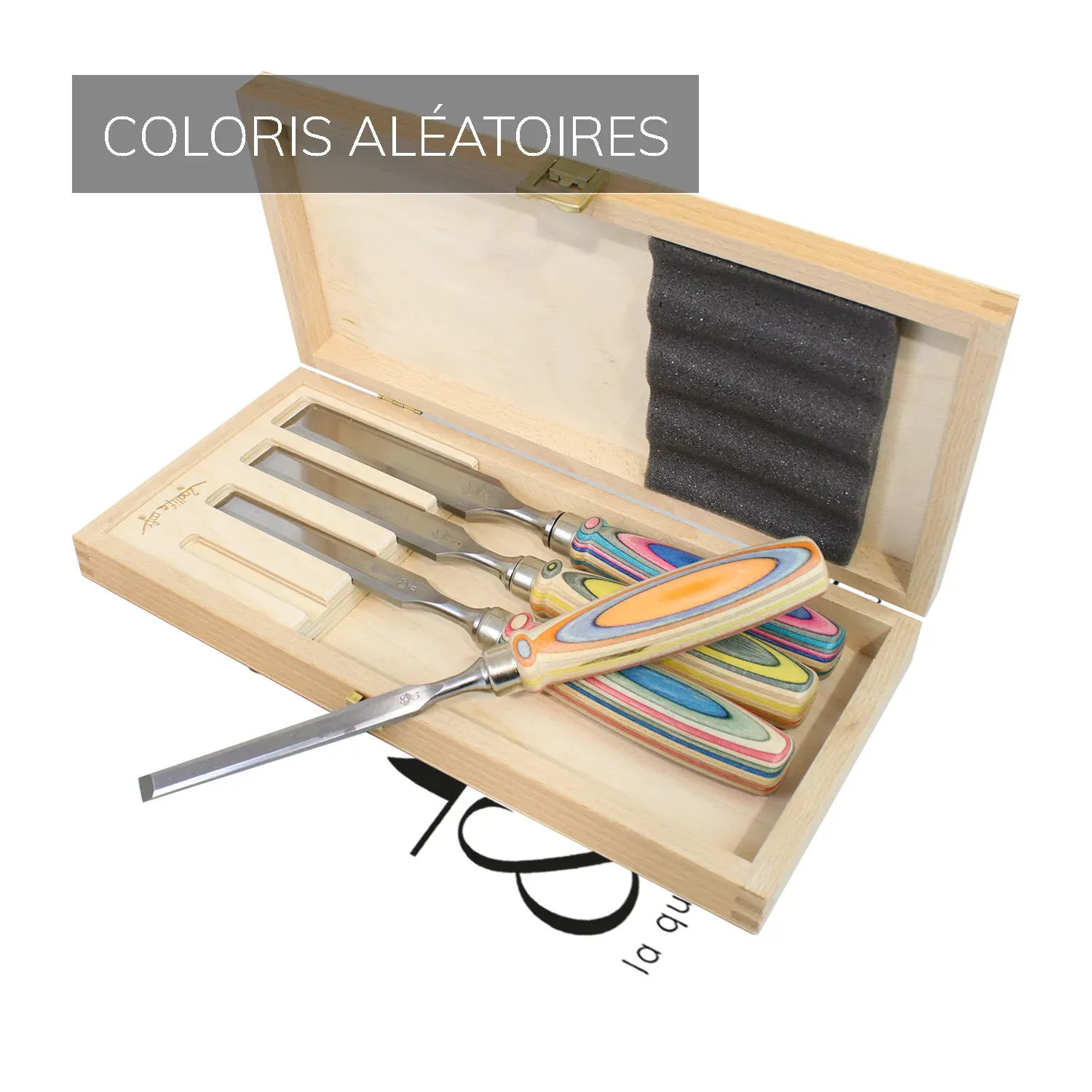 Coffret de 4 ciseaux à bois Kirschen édition spéciale WINAC