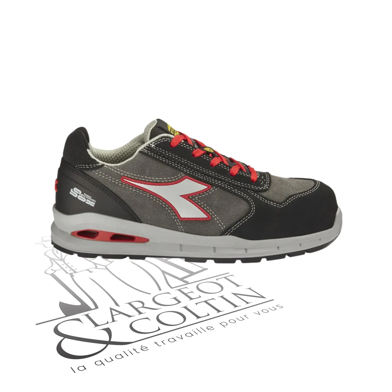 Basket de sécurité en cuir Run A-Box S3S Diadora