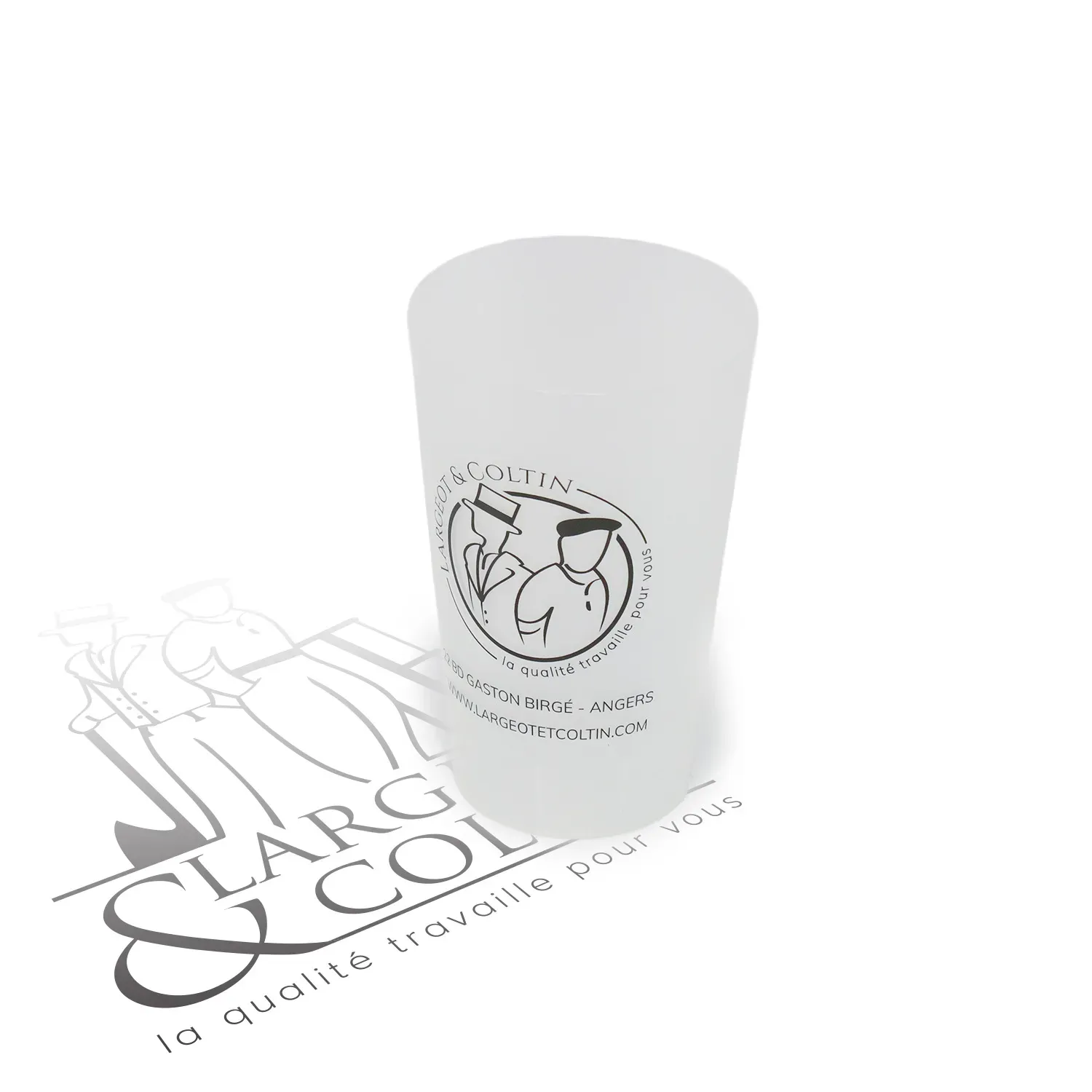 Décapsuleur de charpentier + Écocup Largeot & Coltin