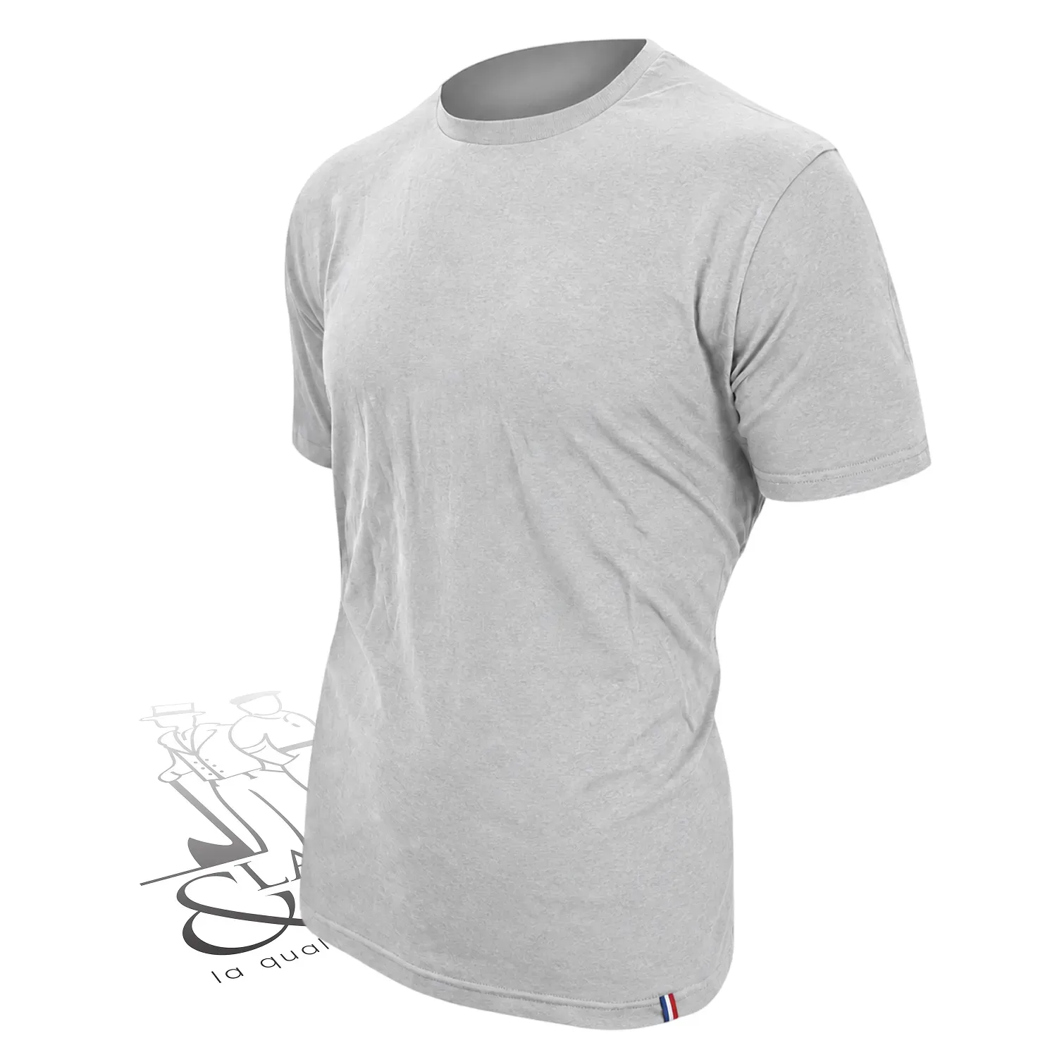 T-shirt léger en coton bio fabriqué en France Maurice