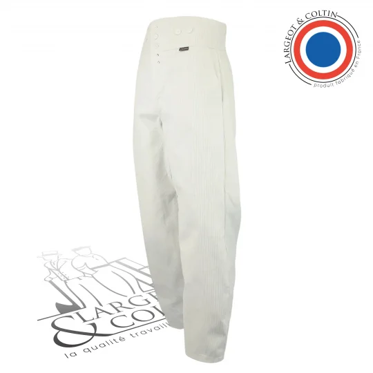 Largeot taille haute en velours écru le Laboureur - Largeot et Coltin