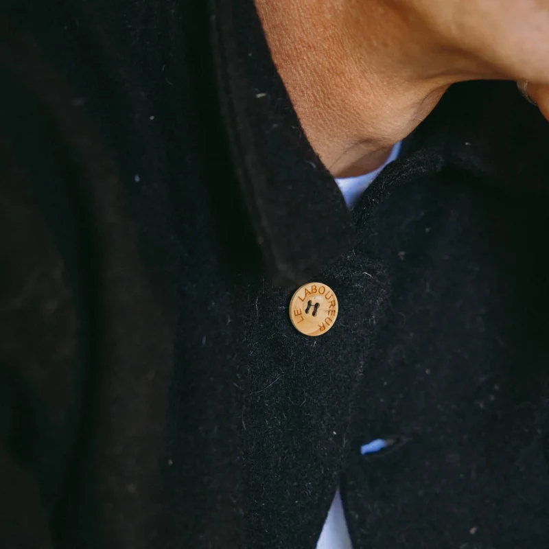 Veste en laine buis Made in France Le Laboureur - Largeot & Coltin