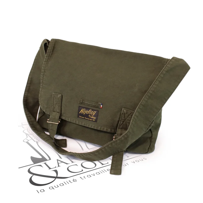 Besace Nazaire en moleskine Made in France Kiplay - Largeot & Coltin