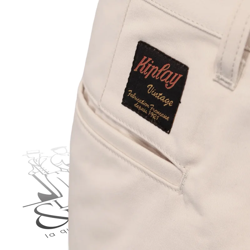 Pantalon chino homme Made in France Kiplay - Largeot & Coltin
