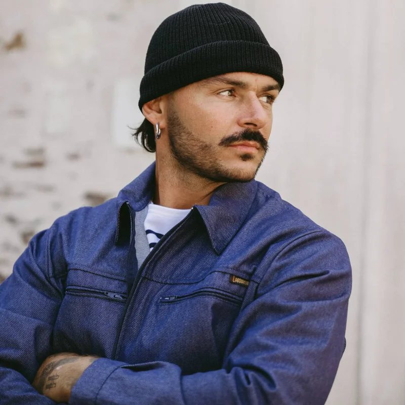 Blouson bombers en grisette tergal Le Laboureur - Largeot & Coltin