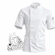 Veste de cuisine nero Robur - Largeot et Coltin - Nombreux coloris