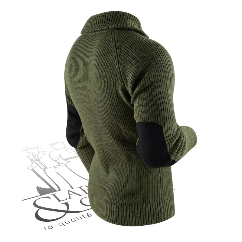 Pull de travail en laine Snickers avec renforts - Largeot & Coltin