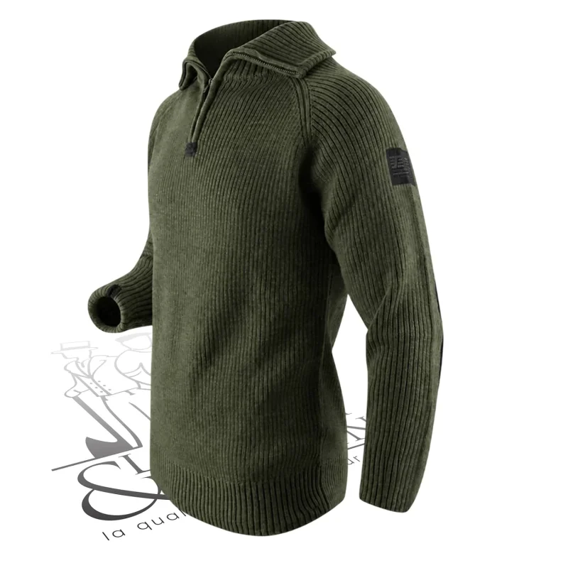 Pull de travail en laine Snickers avec renforts - Largeot & Coltin