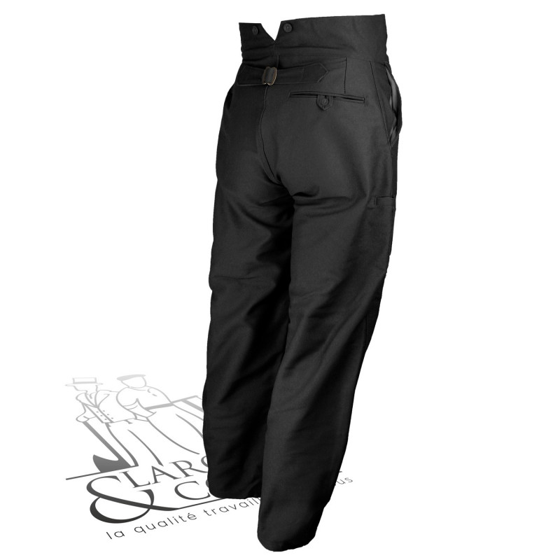 Largeot moleskine taille haute Le Laboureur noir