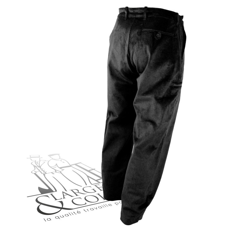 Largeot velours taille basse Le Laboureur noir