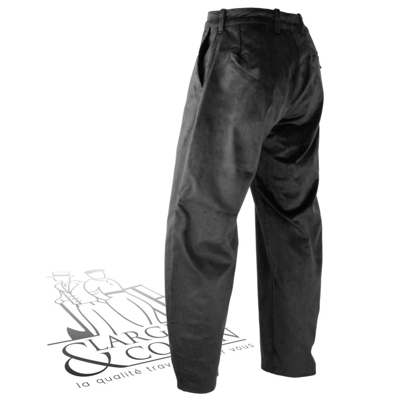 Largeot velours taille basse Le Laboureur noir