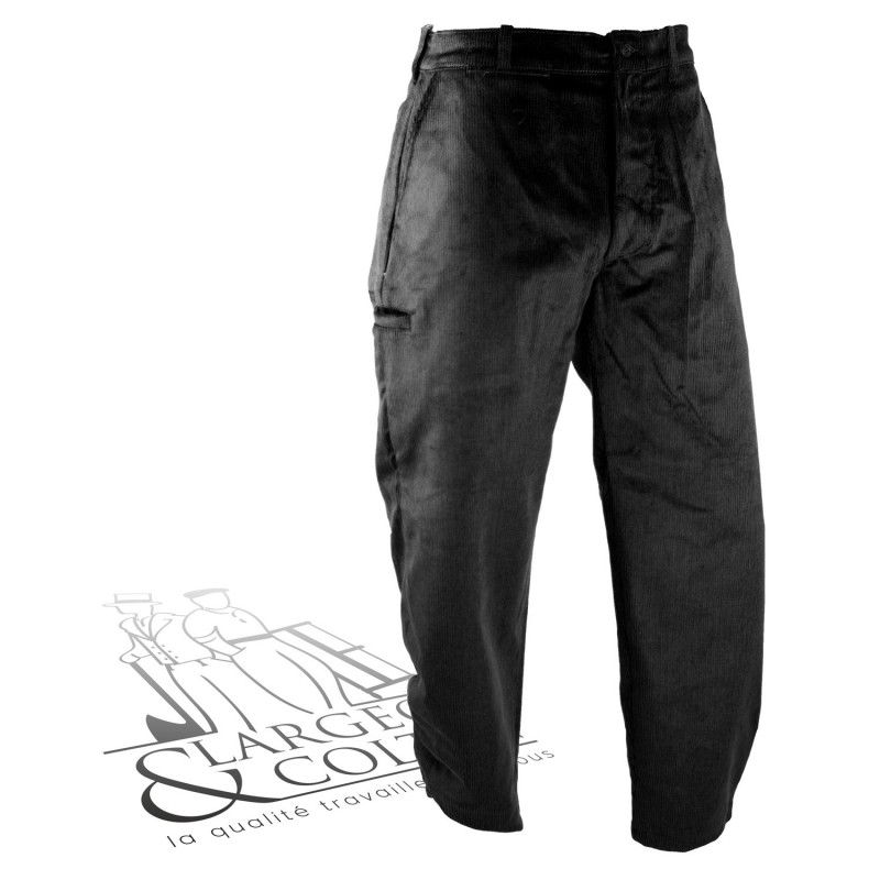 Largeot velours taille basse Le Laboureur noir