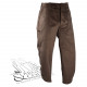 Largeot velours taille basse Le Laboureur marron