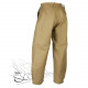 Largeot Lin taille basse beige